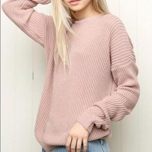 Brandy Melville Knit Blush Sweater